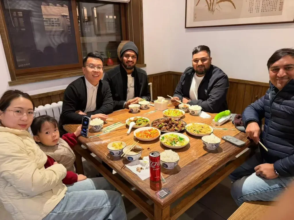 Indian Clients Visit FWD Forgings for Product Inspection & Business Negotiation in Mingshui Ancient City (Early 2026)